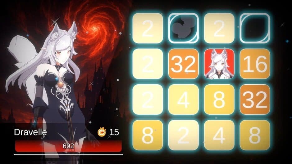 Battle Puzzle 2048: Queens of the Abyss screenshot 4