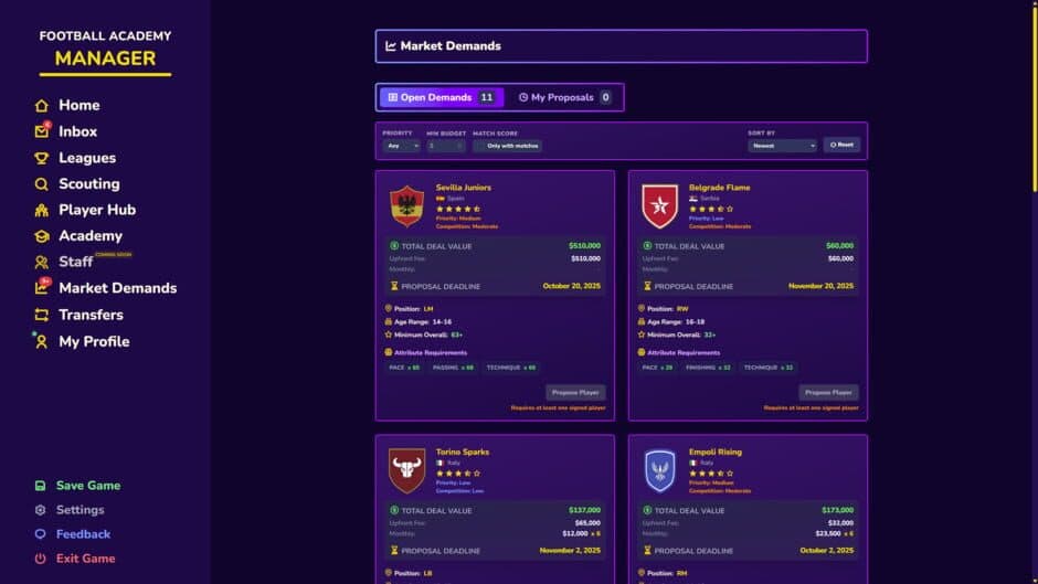 Football Academy Manager screenshot 3
