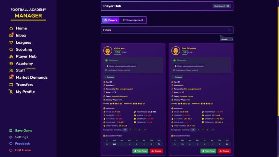 Football Academy Manager screenshot 4