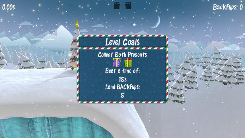 Santa's Slippery Slope Ski Stunts screenshot 1