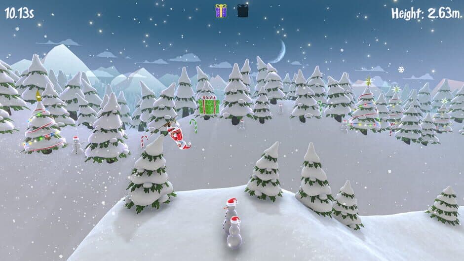 Santa's Slippery Slope Ski Stunts screenshot 2