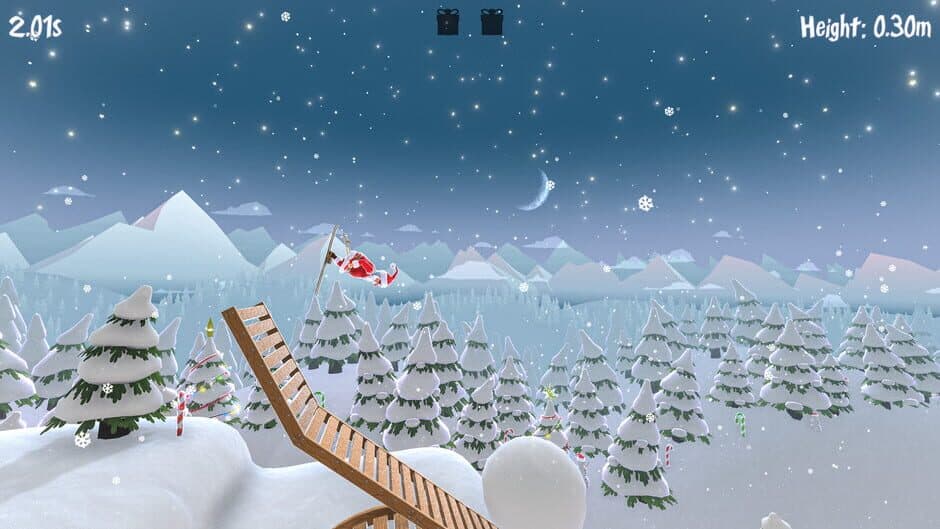 Santa's Slippery Slope Ski Stunts screenshot 3
