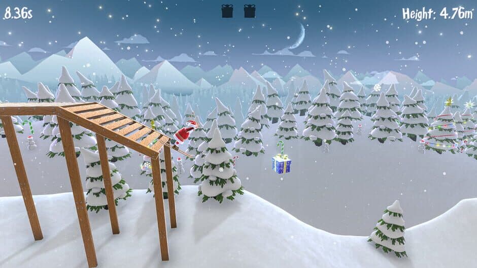 Santa's Slippery Slope Ski Stunts screenshot 6