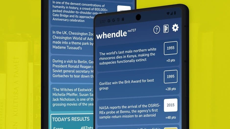 Whendle screenshot 2