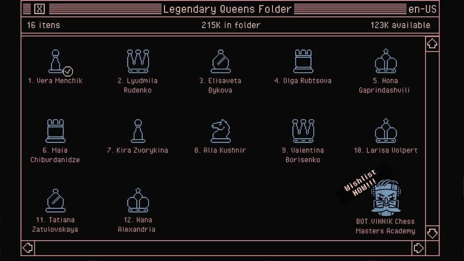 Bot.vinnik Chess: Legendary Queens screenshot 2