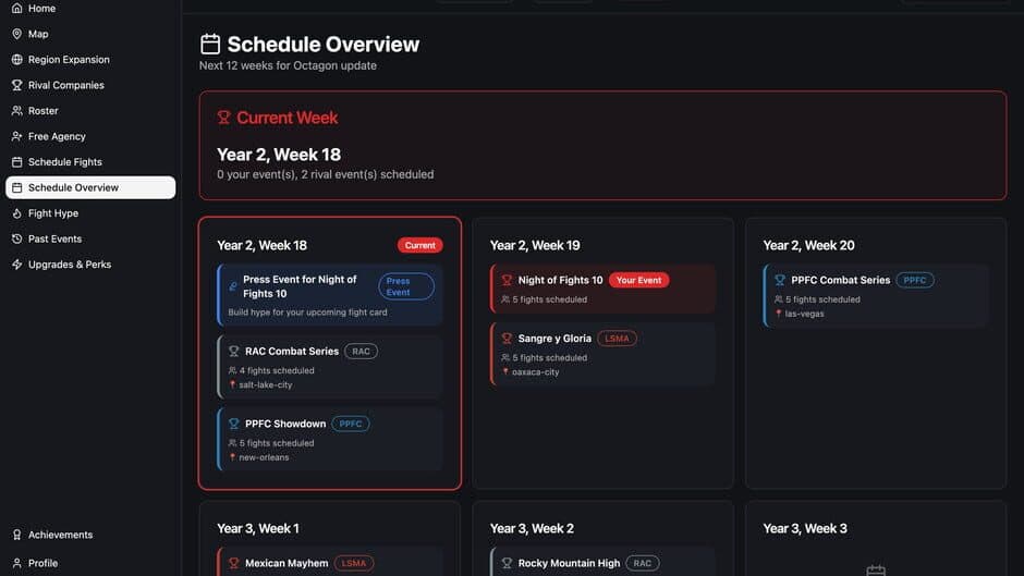 MMA Empire screenshot 2