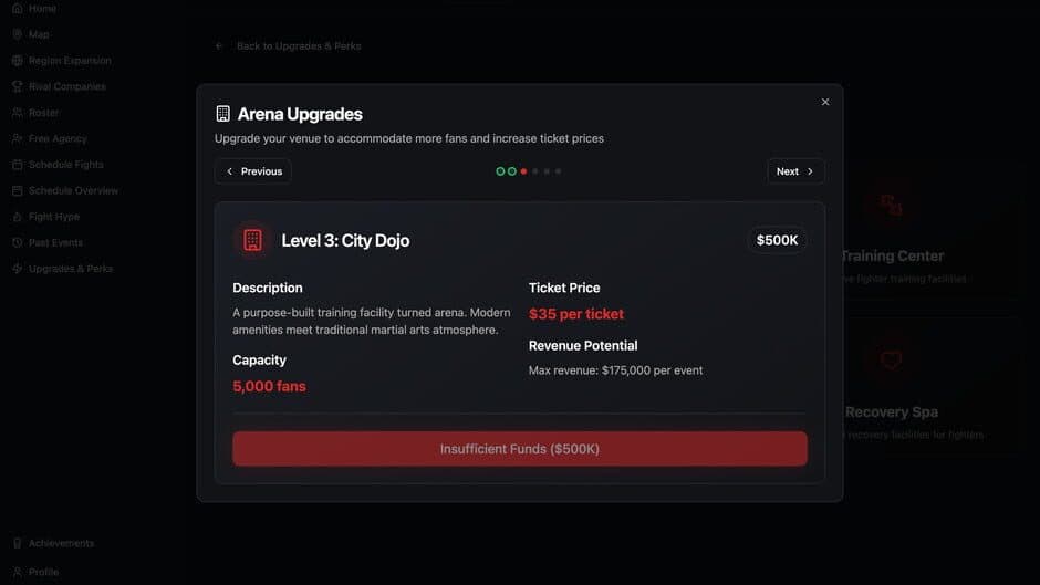 MMA Empire screenshot 3