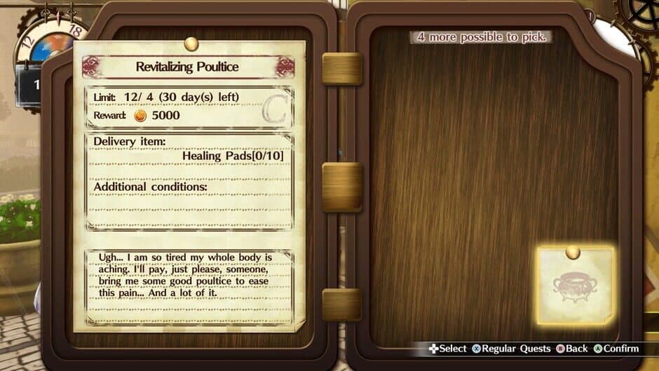 Atelier Lydie & Suelle: The Alchemists and the Mysterious Paintings - New Quest: Piles of Coll Quest screenshot 1