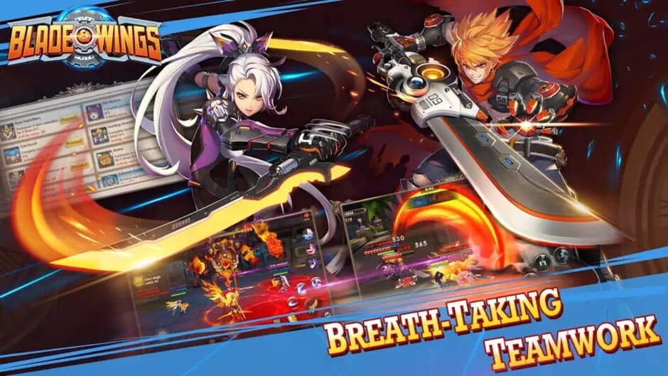 Blade and Wings: Future Fantasy 3D Anime MMORPG Game screenshot 6