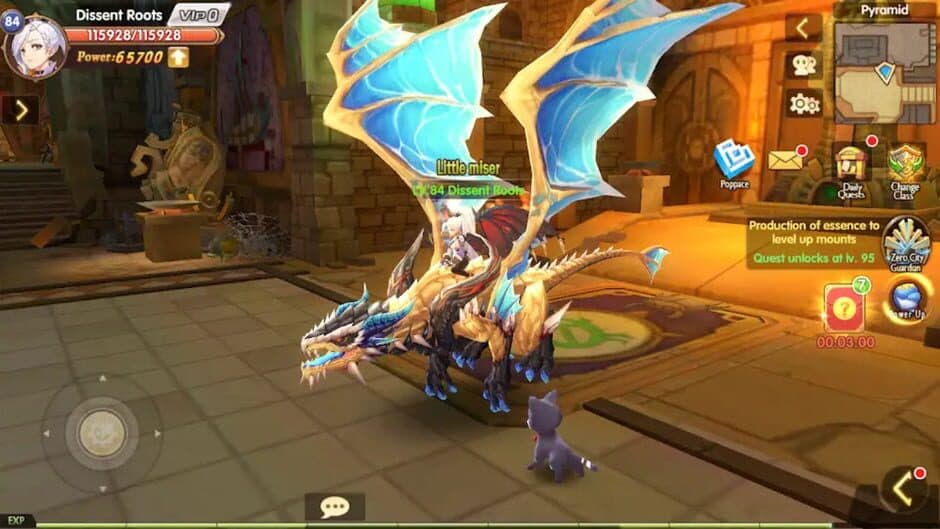 Blade and Wings: Future Fantasy 3D Anime MMORPG Game screenshot 2