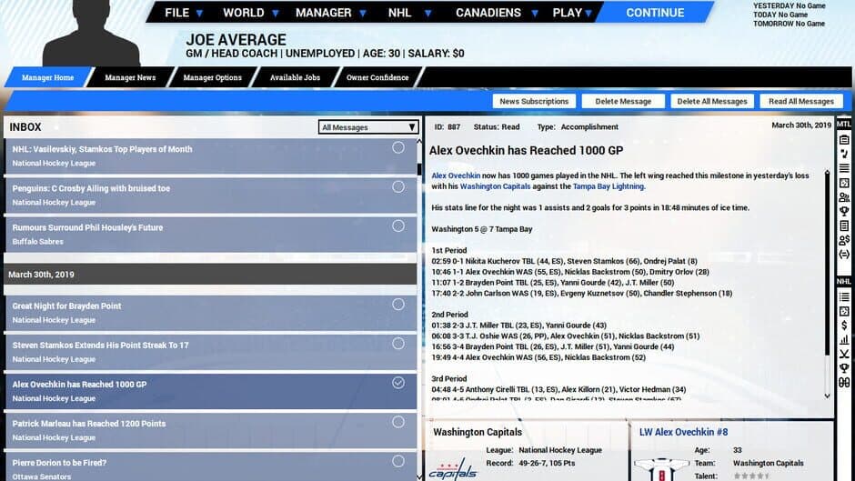 Franchise Hockey Manager 5 screenshot 5