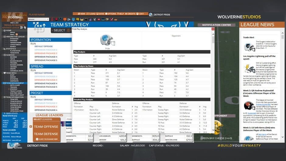 Draft Day Sports: Pro Football 2019 screenshot 2