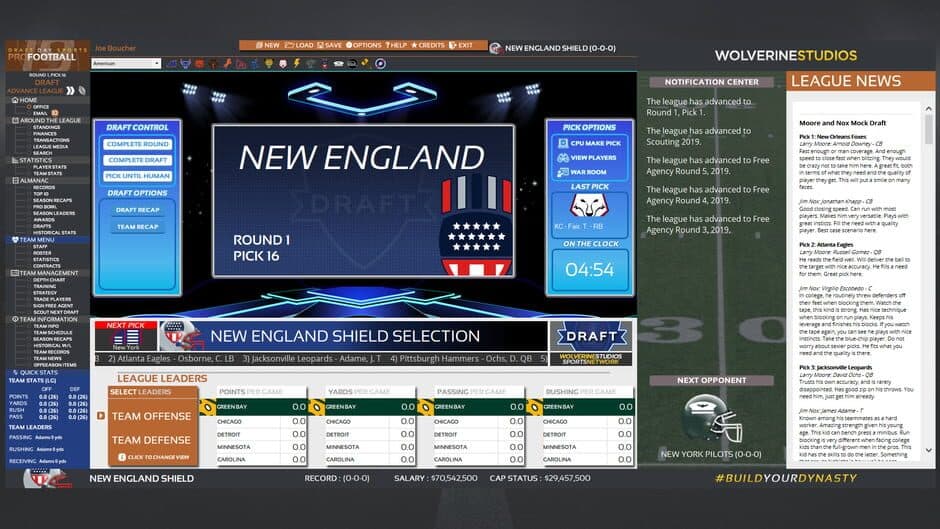 Draft Day Sports: Pro Football 2019 screenshot 4