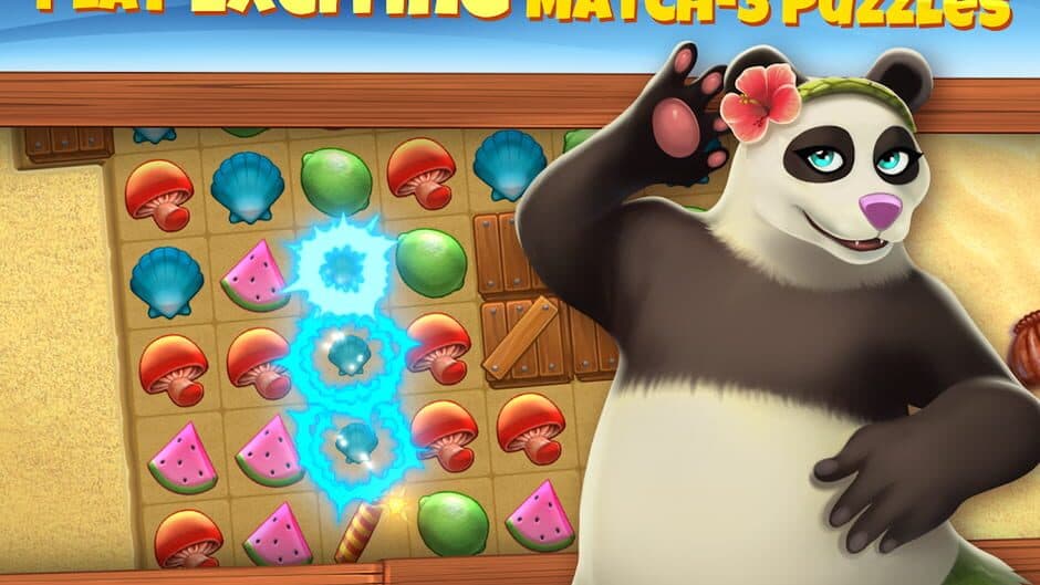 Animal Cove: Solve Puzzles & Customize Your Island screenshot 1