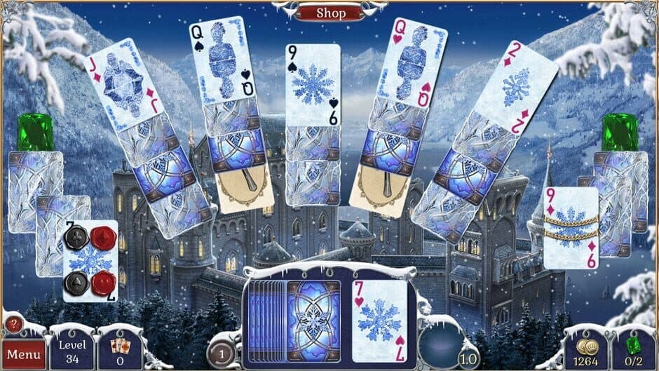 Jewel Match Solitaire Winterscapes screenshot 5