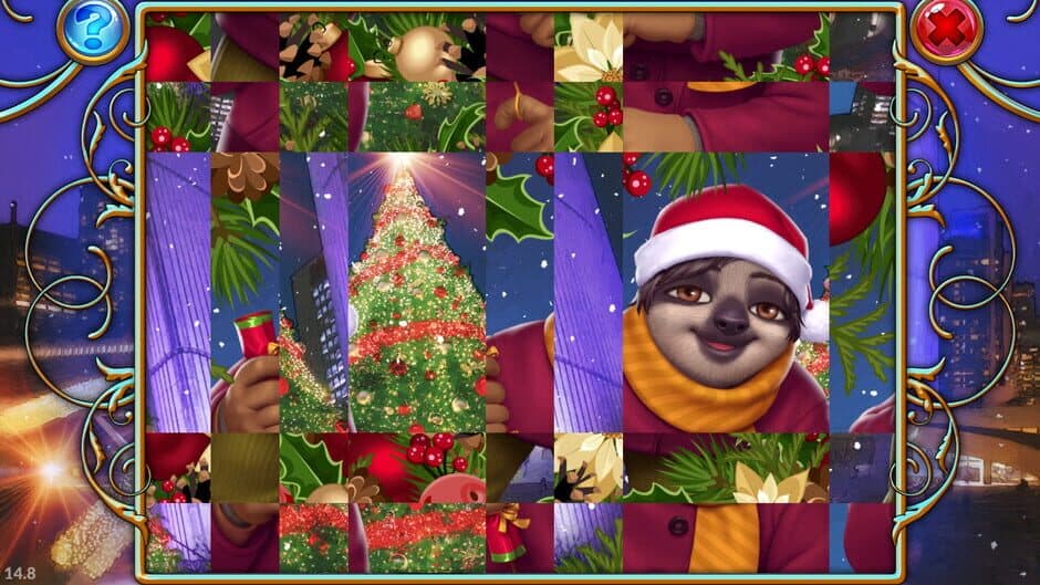 Travel Mosaics 6: Christmas Around the World screenshot 1