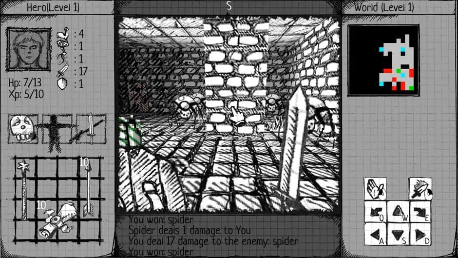 Drawngeon: Dungeons of Ink and Paper screenshot 2