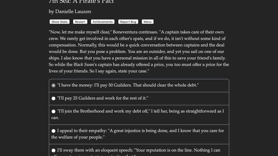 7th Sea: A Pirate's Pact screenshot 1