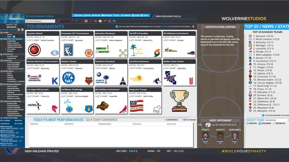 Draft Day Sports: College Basketball 2019 screenshot 3