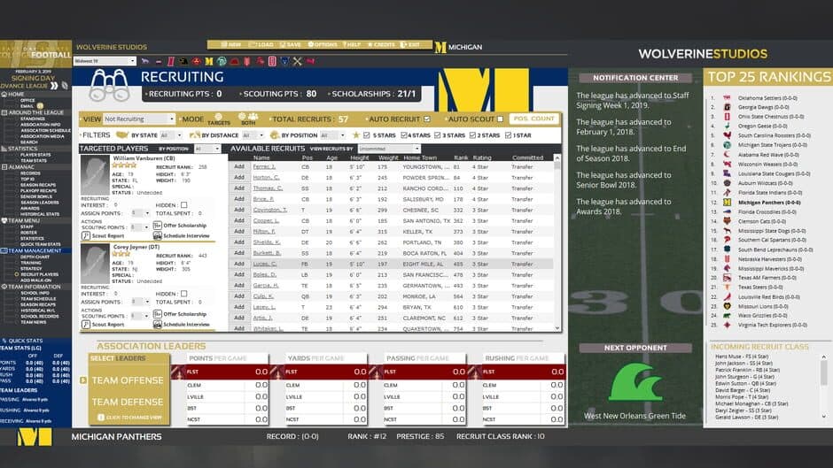 Draft Day Sports: College Football 2019 screenshot 4