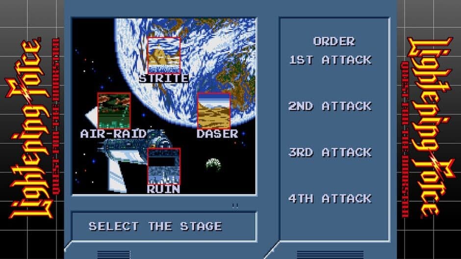 Sega Ages Lightening Force: Quest for the Darkstar screenshot 1