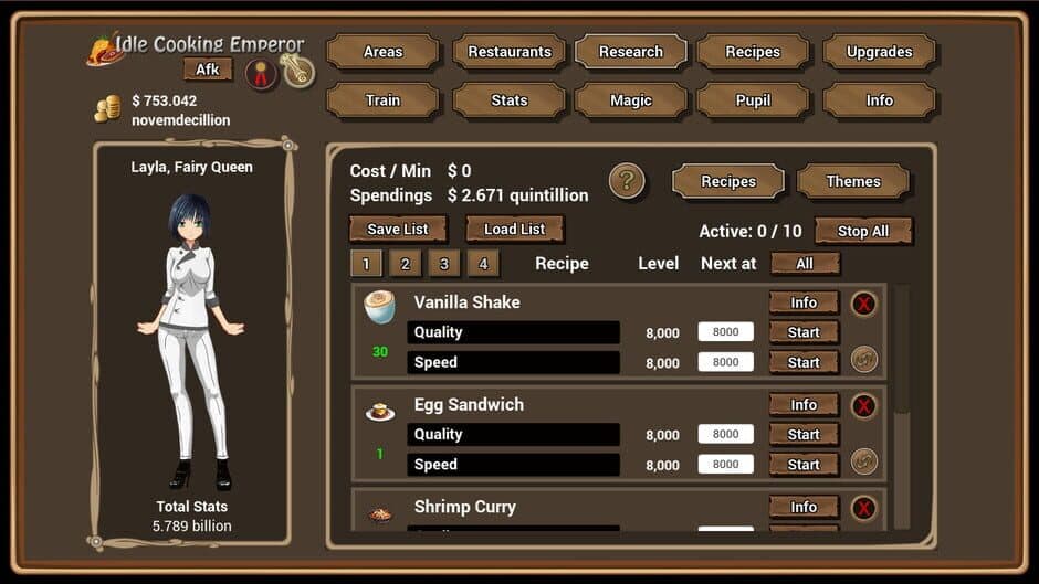 Idle Cooking Emperor screenshot 1