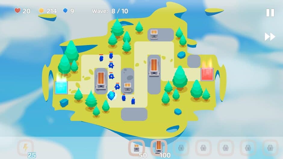 Sky TD: Tower Defense Strategy Game screenshot 1