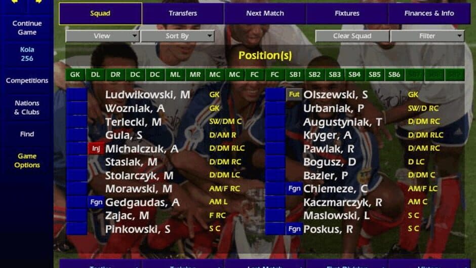 Championship Manager: Season 00/01 screenshot 1