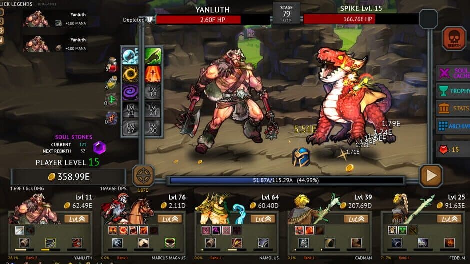 Click Legends screenshot 4