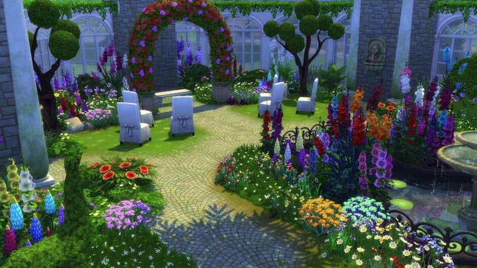 The Sims 4: Romantic Garden Stuff screenshot 2