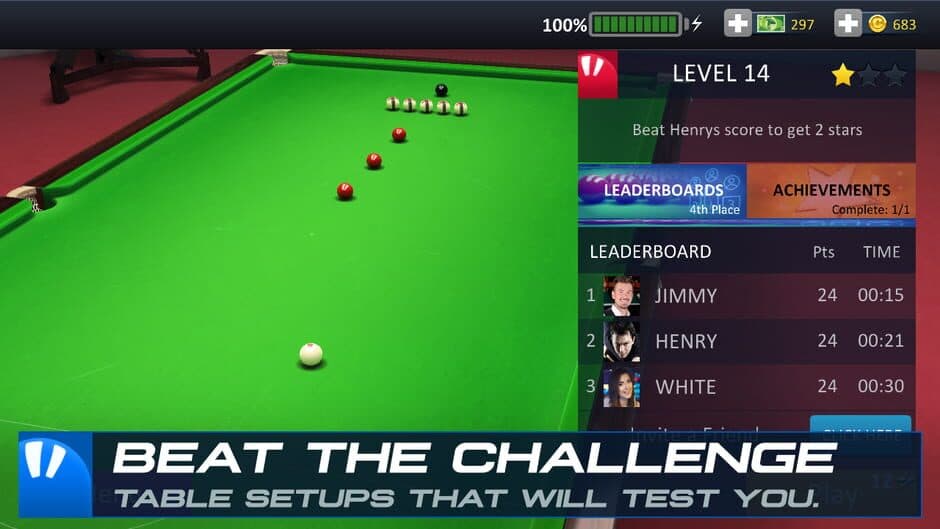 Snooker Stars screenshot 1