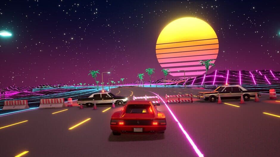 Cyber OutRun screenshot 3