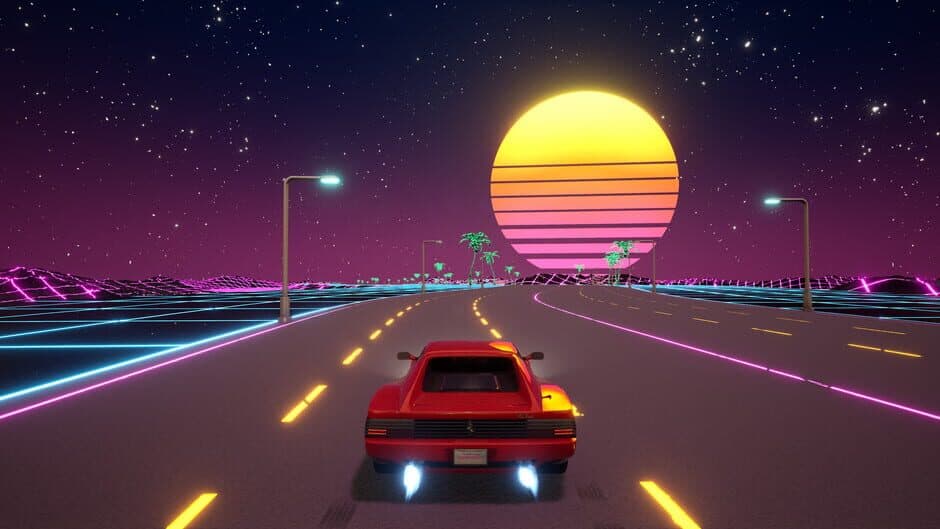 Cyber OutRun screenshot 4