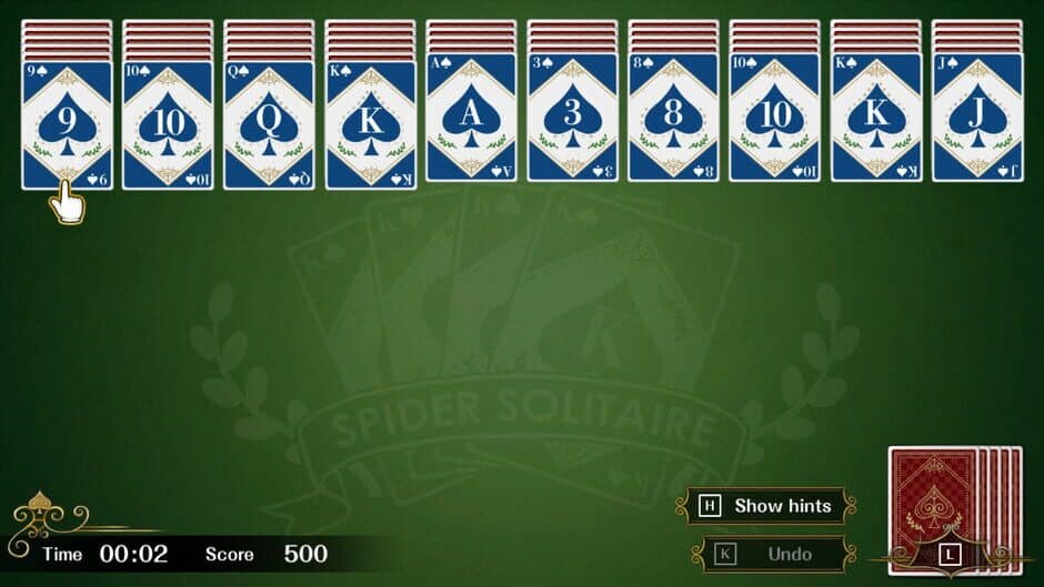 Spider Solitaire F screenshot 4