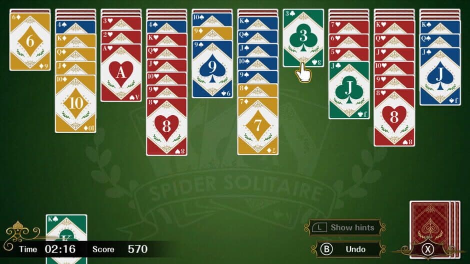 Spider Solitaire F screenshot 1