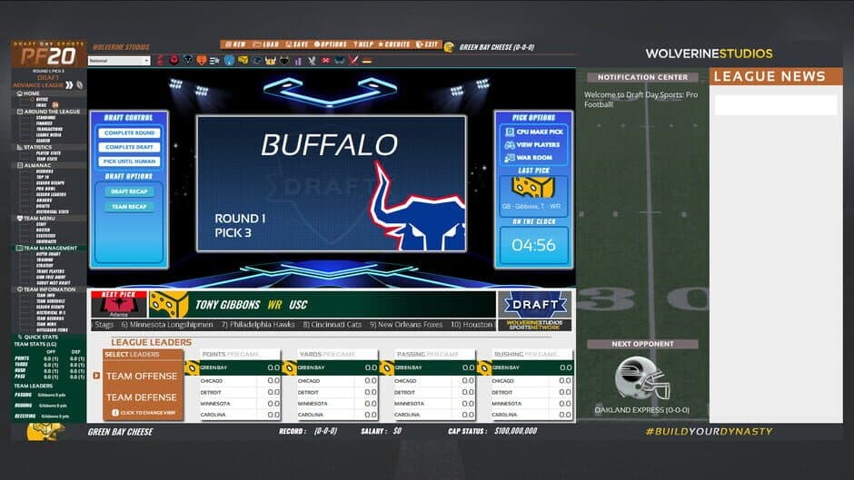 Draft Day Sports: Pro Football 2020 screenshot 1