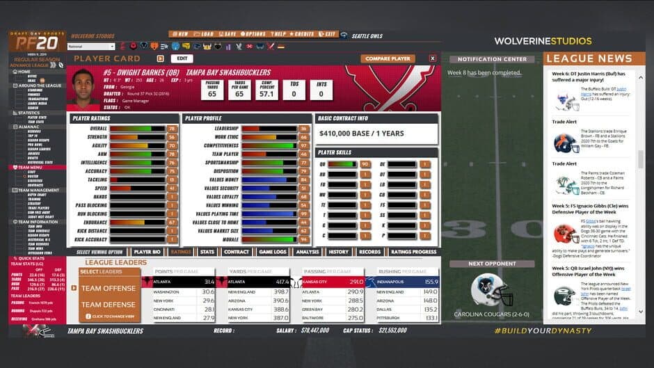 Draft Day Sports: Pro Football 2020 screenshot 2