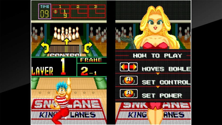 ACA Neo Geo: League Bowling screenshot 1