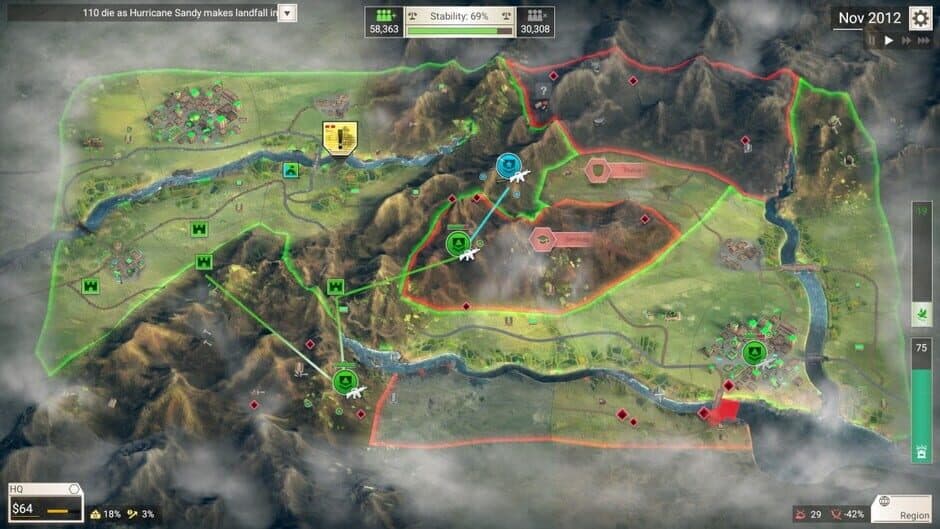 Rebel Inc: Escalation screenshot 2