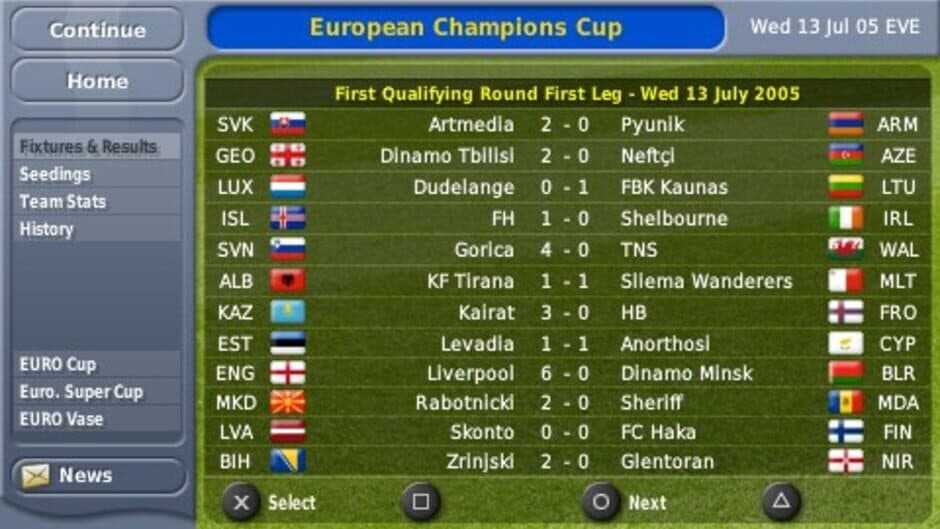 Football Manager Handheld screenshot 1