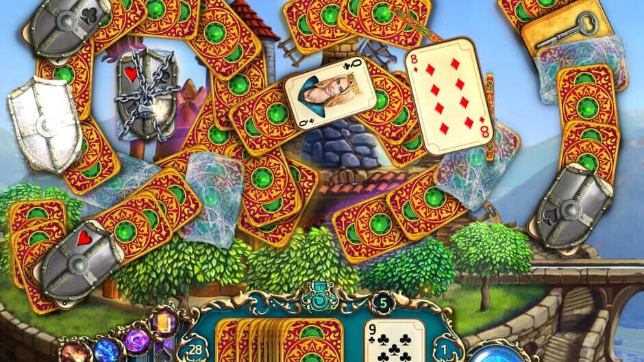 Dreamland Solitaire: Dragon's Fury screenshot 1