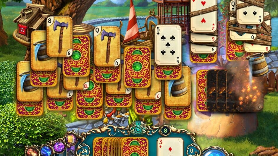 Dreamland Solitaire: Dragon's Fury screenshot 2