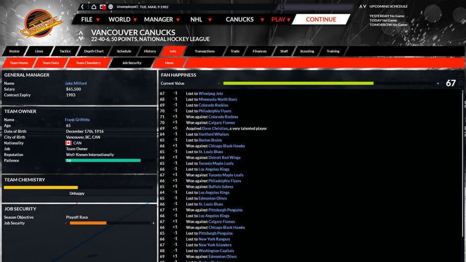 Franchise Hockey Manager 6 screenshot 2