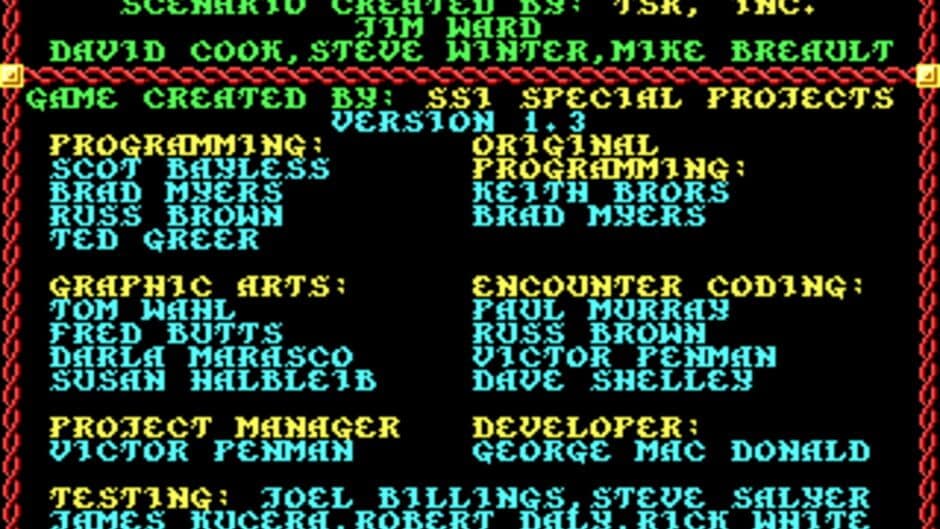 Advanced Dungeons & Dragons: Pool of Radiance screenshot 6