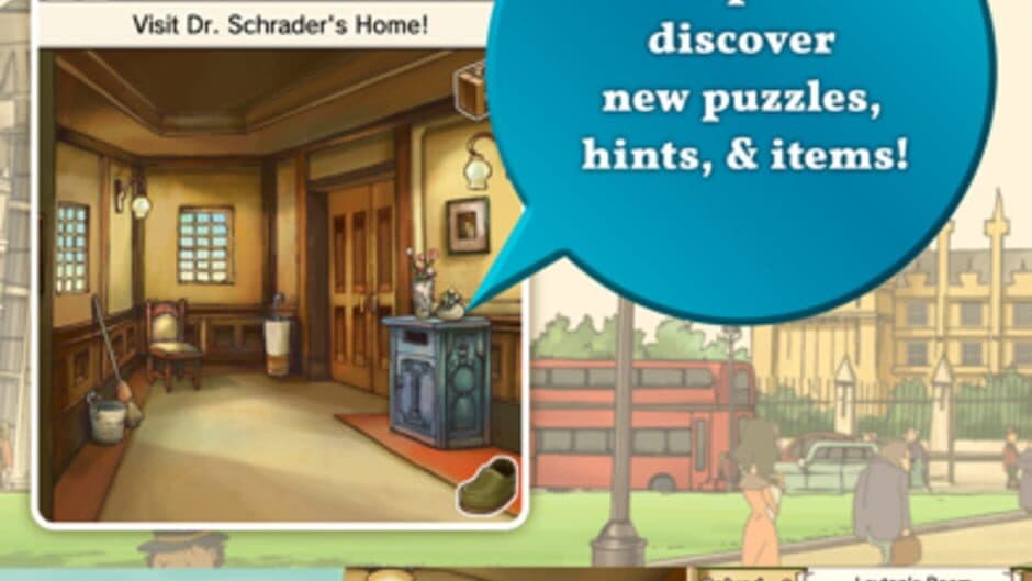 Professor Layton and the Diabolical Box HD for Mobile screenshot 3