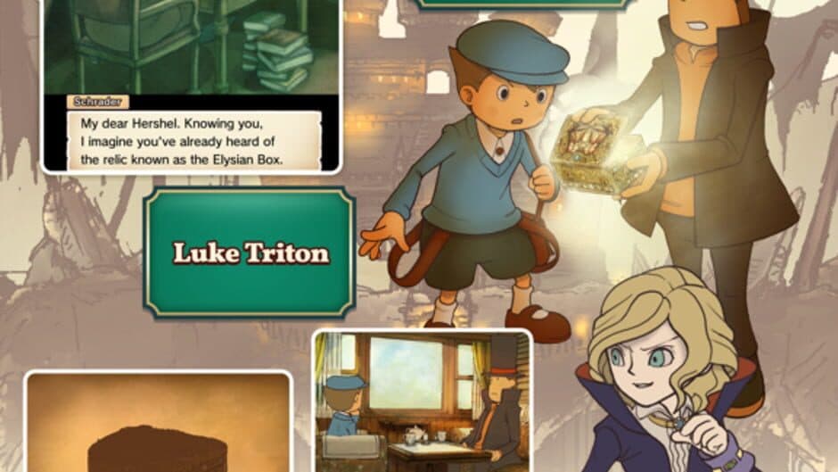 Professor Layton and the Diabolical Box HD for Mobile screenshot 2