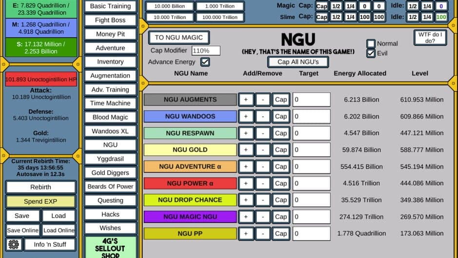 NGU Idle screenshot 3