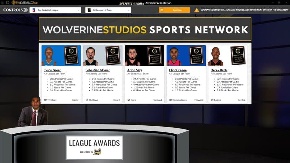 Draft Day Sports: Pro Basketball 2020 screenshot 1