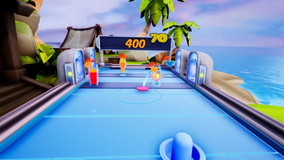Tropical Air hockey screenshot 4