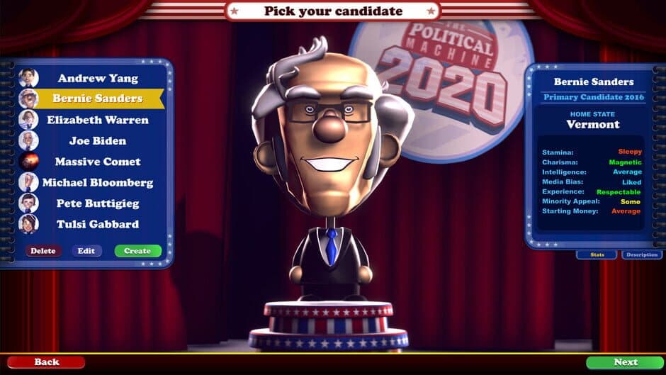The Political Machine 2020 screenshot 4